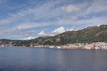 ville portuaire de Bergen en Norvège