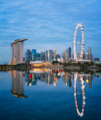 Cityscape of Singapore city © anekoho