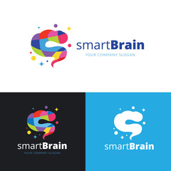 Fototapeta na wymiar Smart Brain Logo