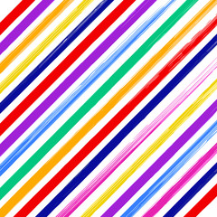 Abstract colorful lines pattern on white background.