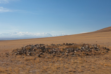 Fototapeta na wymiar Royal burial mounds