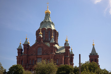 Fototapeta na wymiar Upenski Cathedral Helsinki