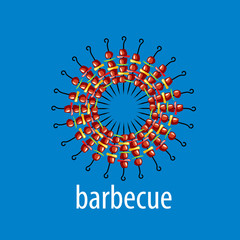 Barbecue party logo