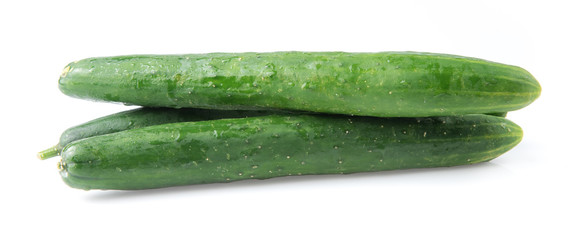 Cucumber isolated on white background