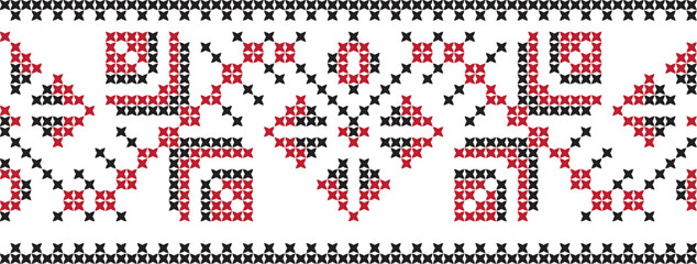 embroidered cross-stitch ornament national pattern