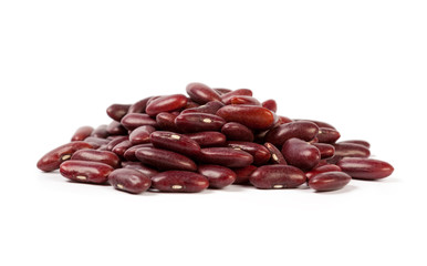 Red bean isolated on white background