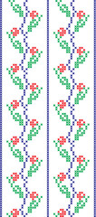 embroidered cross-stitch ornament national pattern