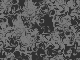 Obraz premium Marbling seamless pattern. Marbled paper watercolor. Drawing on the water. Grunge textures. Vector illustration