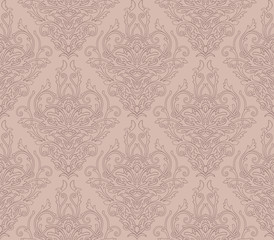 decoretive damask pattern background
