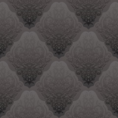 decoretive damask pattern background