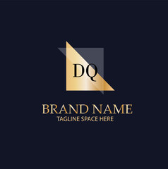 DQ Letter Logo Design.Sign.Symbol.Typography