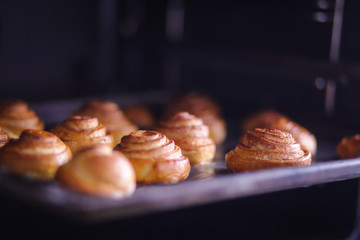 булочки с корицей 