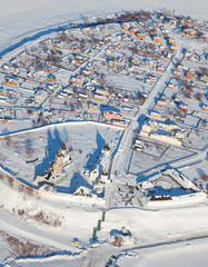 Island-town Sviyazhsk, top view