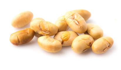 eyed peas beans dry isolated on a white background