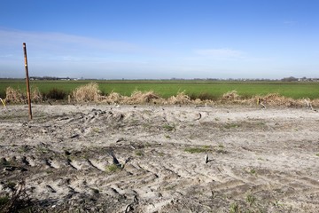 Construction site development in the countryside