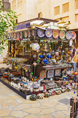 Market with eastern souvenirs