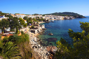 Costa Brava pueblo de Calella de Palafrugell en la provincia de Girona Cataluña España