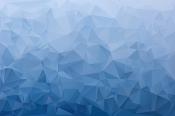 blue triangular background