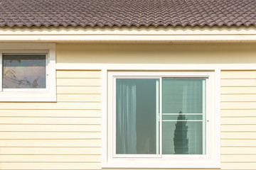 Modern residential window interior