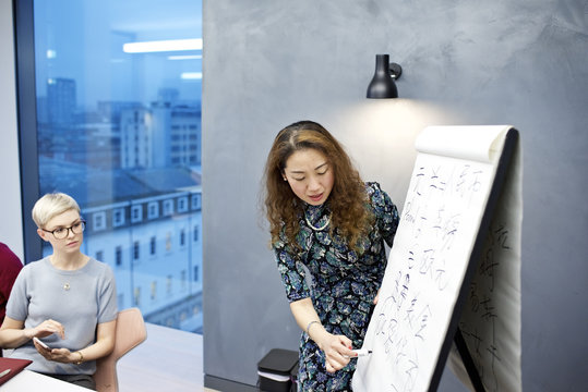 Chinese foreign language teacher training business professionals