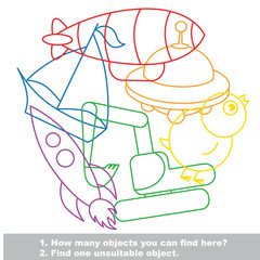 Mix colorful set in vector.