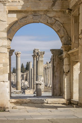 Fototapeta premium Unesco Heritage Site of the Ancient City of Ephesus, Selcuk, Turkey