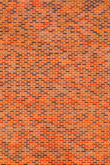 Кирпичная стена из красного кирпича.. Текстура, фон