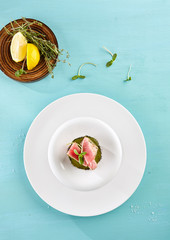 Delicious Fried Tuna Fillet