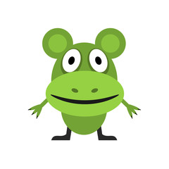 Cute green mouse