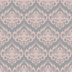 decoretive damask pattern background