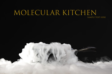 photo of pan and smoke 