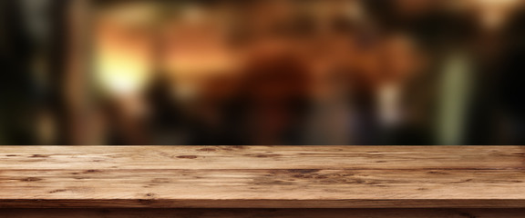 Background panorama for a restaurant