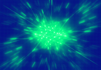 cloud storage security information, data deep learning hologram ai technology robotic, futuristic cyber network system online