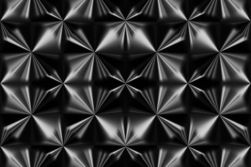 Black Abstract 3d Extrude Depth Background Texture