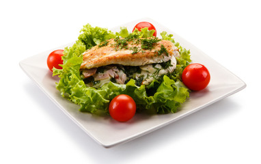 Stuffed chicken fillet