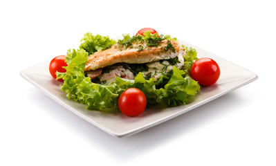 Stuffed chicken fillet