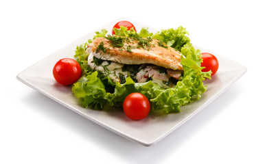 Stuffed chicken fillet