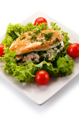 Stuffed chicken fillet