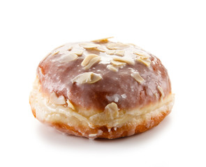 Sweet donut buns with icing
