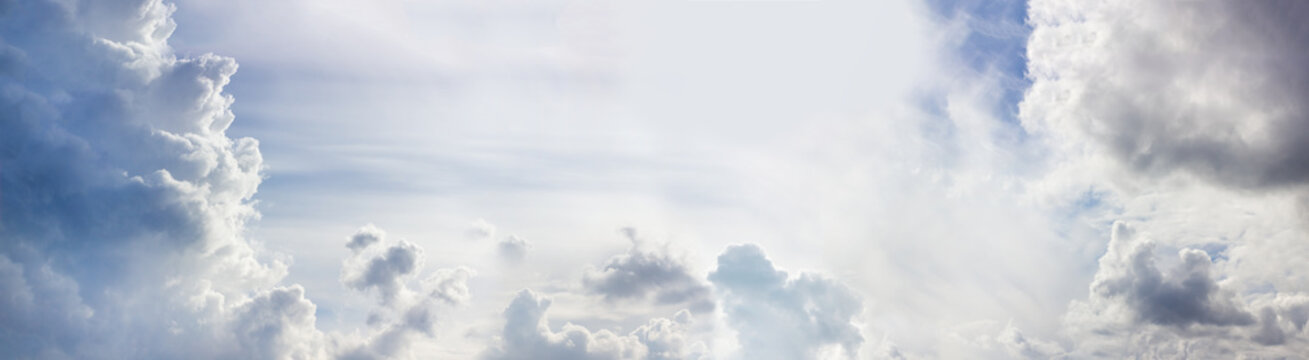 Epic Cloudy Blue Sky Panorama