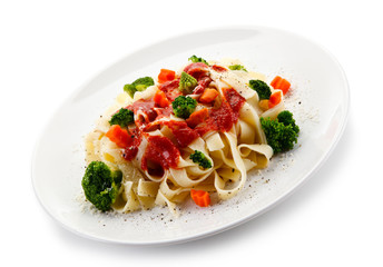 Pasta with tomato sauce