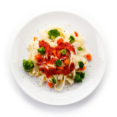 Pasta with tomato sauce