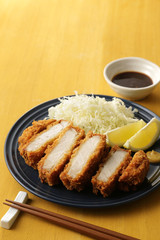 とんかつ　Japanese pork cutlet Tonkatsu