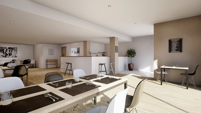 Vue 3d restaurant 03