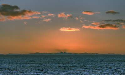 Nice sunrise. View from the Lofoten Islands - Reine, Norway