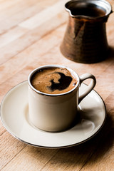 Turkish Coffee with Turkish Pot Cezve