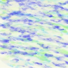 Fototapeta na wymiar Abstract background of a sea of ​​blue and green flowing paint light and dark spots of waves throughout the drawing