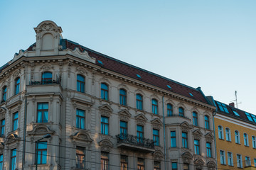 Fototapeta premium classical buildings in a row at berlin