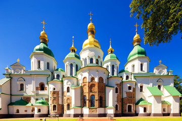 Fototapeta na wymiar St.Sophia cathedral, Kyiv, Ukraine.