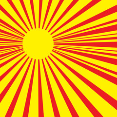 Abstract background sunrays
